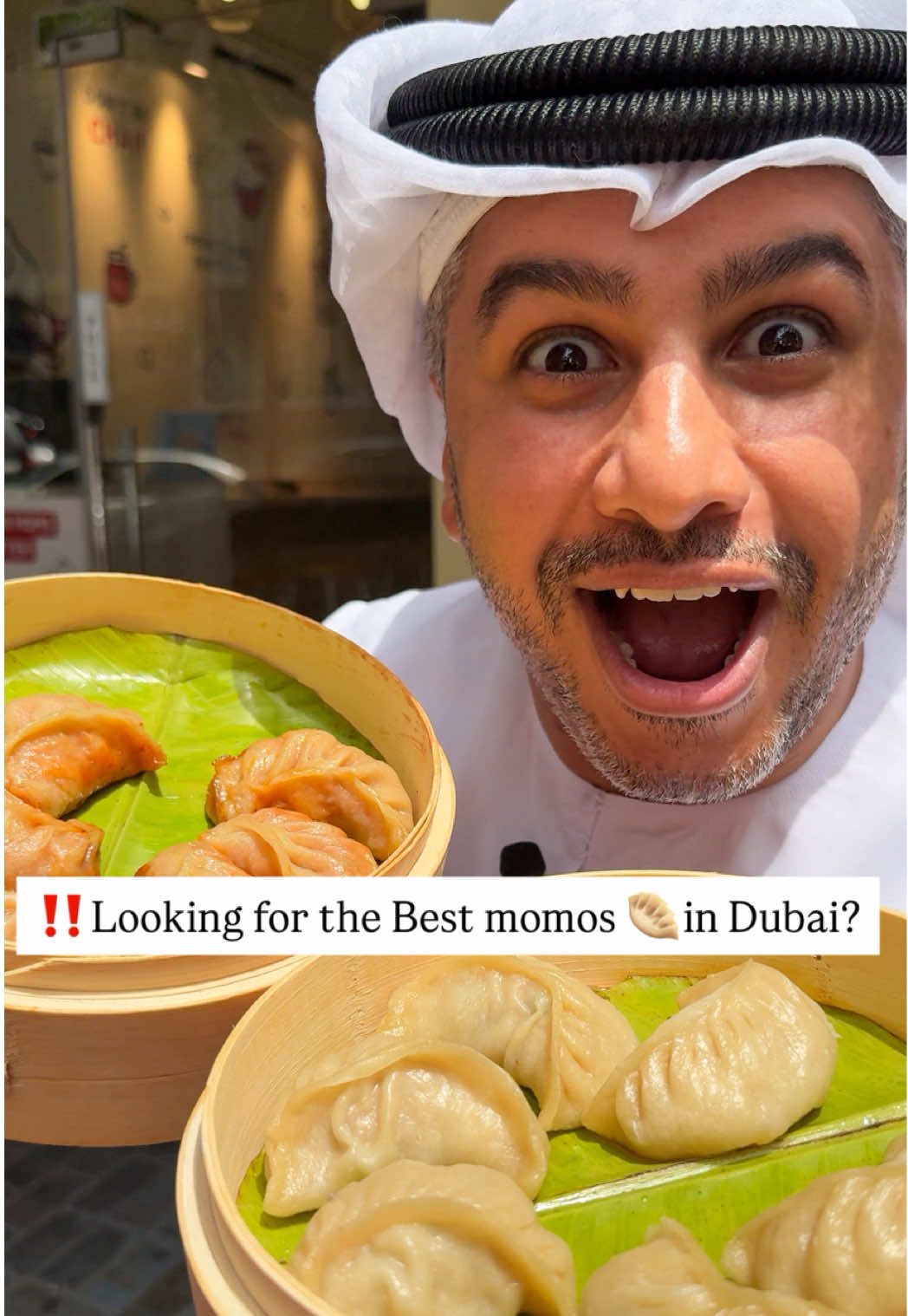 ‼️Looking for the Best momos in Dubai? I found this hidden gem in the middle of Karama, a cute little family business selling all kinds of Momos and some Indo Chinese dishes. Their Signature dish is the Chicken Momo and its so big and juicy! A must try! As well as the Tandoori Momo platter which comes with a mix of different flavours! Chicken Momo 15aed Corn & Cheese Fried 18aed Chicken Szechuan Kothey 19aed Dynamite Cheetos Momo 25aed Chicken Szechuan Noodles 23aed Tandoori Platter Combo 55aed Jhol Momo 22aed @momoandmoreuae  📍Momo & More  Al Arif Building - 11th St - Al Karama - دبي 9 - Dubai - United Arab Emirates Videographer  @Hodi Kiani  . . . . . . #momo #momos #nepalifood #dumplings #fypシ゚ 