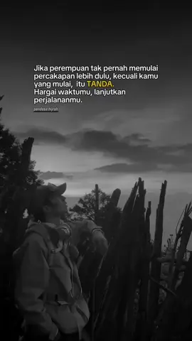 Hargai waktumu, dan lanjutkan perjalananmu ketua.🤜🤛