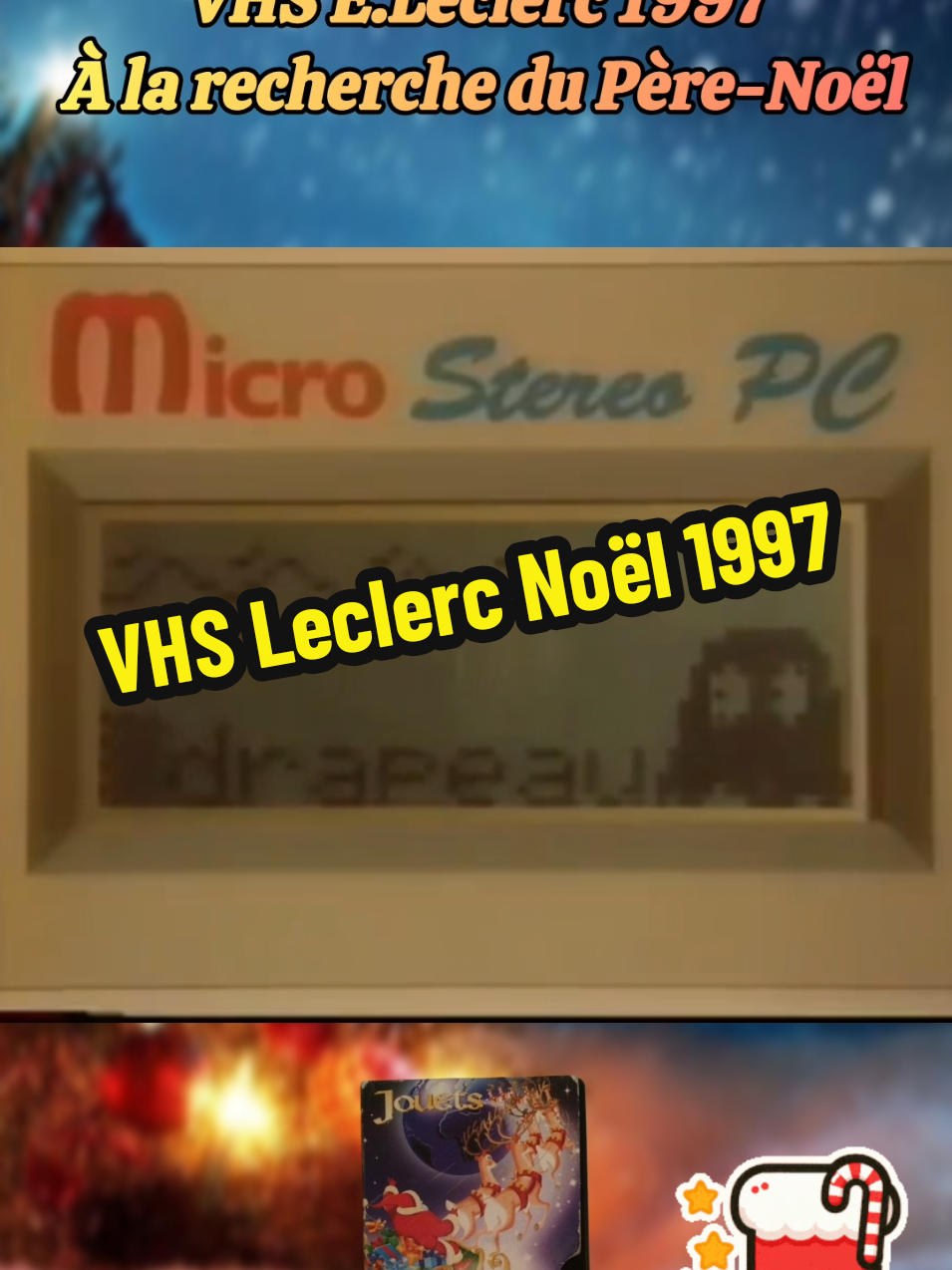Vous vous souvenez de ces VHS quand c'était Noël dans les années 90 ? 🎅📼 #souvenirs #1997 #noël #vhs #leclerc 
