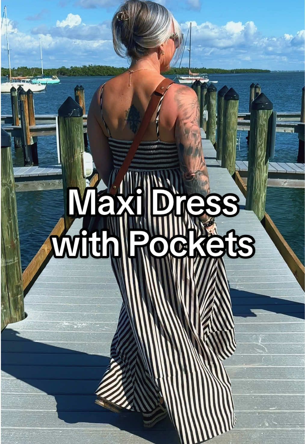 This maxi dress is so flowy! I need it in every color 😍 #cupshe #maxidress #dresswithpockets #tiktokshopblackfriday #tiktokshopcybermonday 