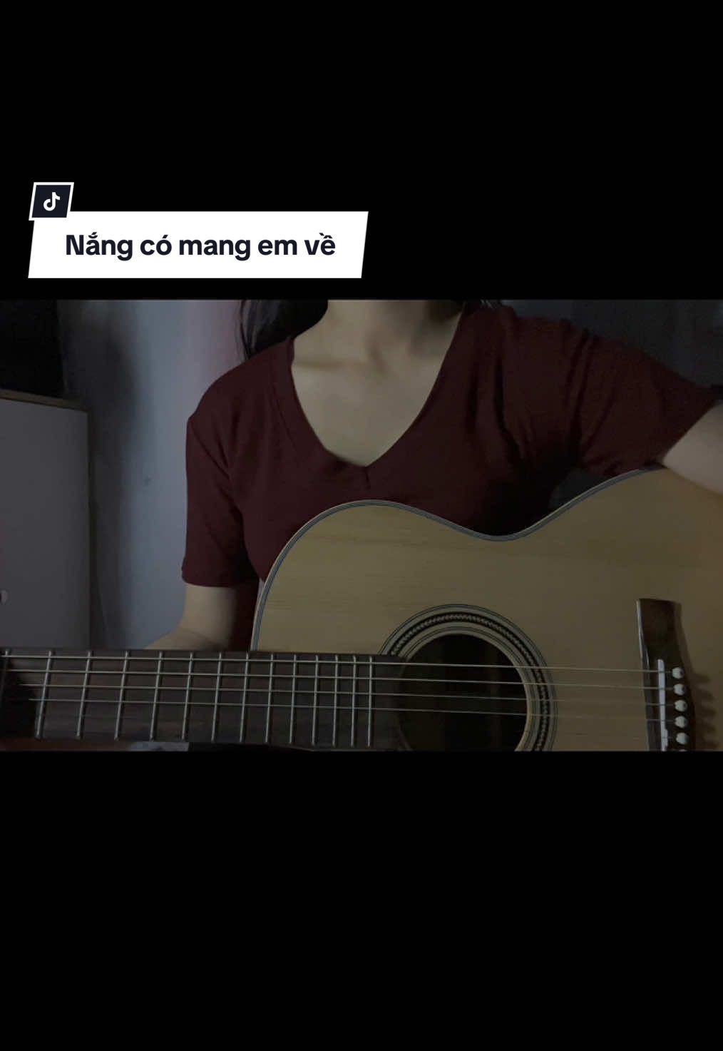 Tự trách em quá khờ, nhìn anh cạnh bên ai khácccc - Nắng có mang em về #coverguitar #cover #xuhuong #viral #tn 
