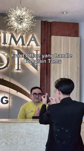 hidup kadang kidding 😂 #frontoffice #hotelier #hotelserang #exploreserang #hotelroom 