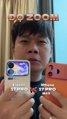 Đọ zoom iPhone 17 Pro Max vs Xiaomi 17 Pro xem máy nào zoom khét hơn:)) #schannel 