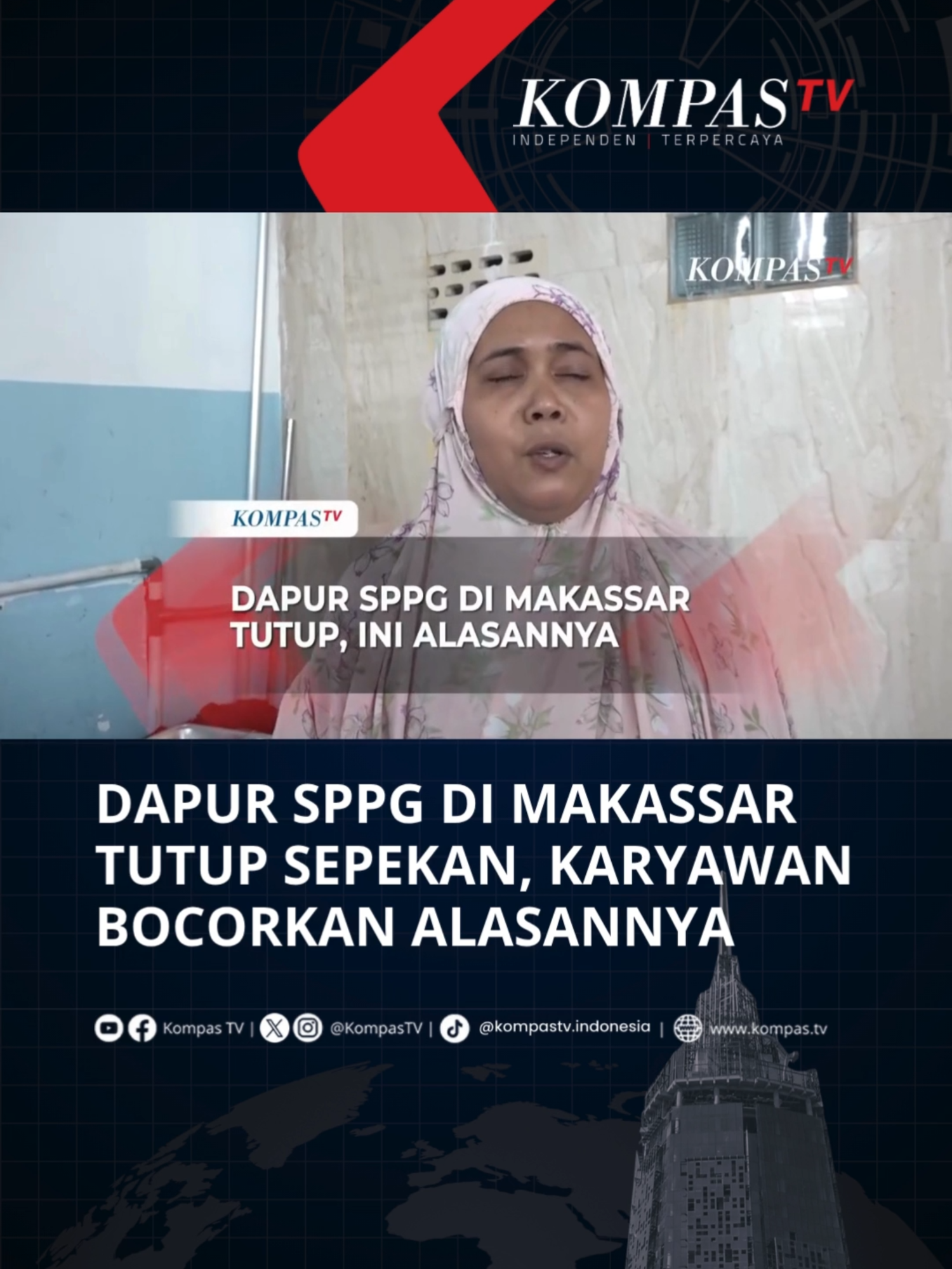 Dapur Satuan Pelayanan Pemenuhan Gizi di Makassar untuk program Makan Bergizi Gratis atau MBG tepatnya di Panakkukang tutup selama sepekan. Salah satu karyawan mengungkapkan pada awak media penutupan tersebut karena pembatasan anggaran belanja menjadi Rp6.500 per anak. Bagaimana pendapatmu?  Simak video selengkapnya dan dapatkan berita terkini lainnya di www.kompas.tv serta youtube.com/kompastv