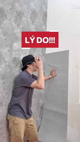 Đây chính là lý do anh chị em dán bị nhăn! Mặc dù cuộn xốp vân vải thêu này có độ dày 1,5mm là loại cực dễ dán rồi! Chia sẻ bí kíp giúp anh chị em có góc tường đẹp cho dù tường không vuông vức #xopdantuong #decor #caitaonha #mittocao 