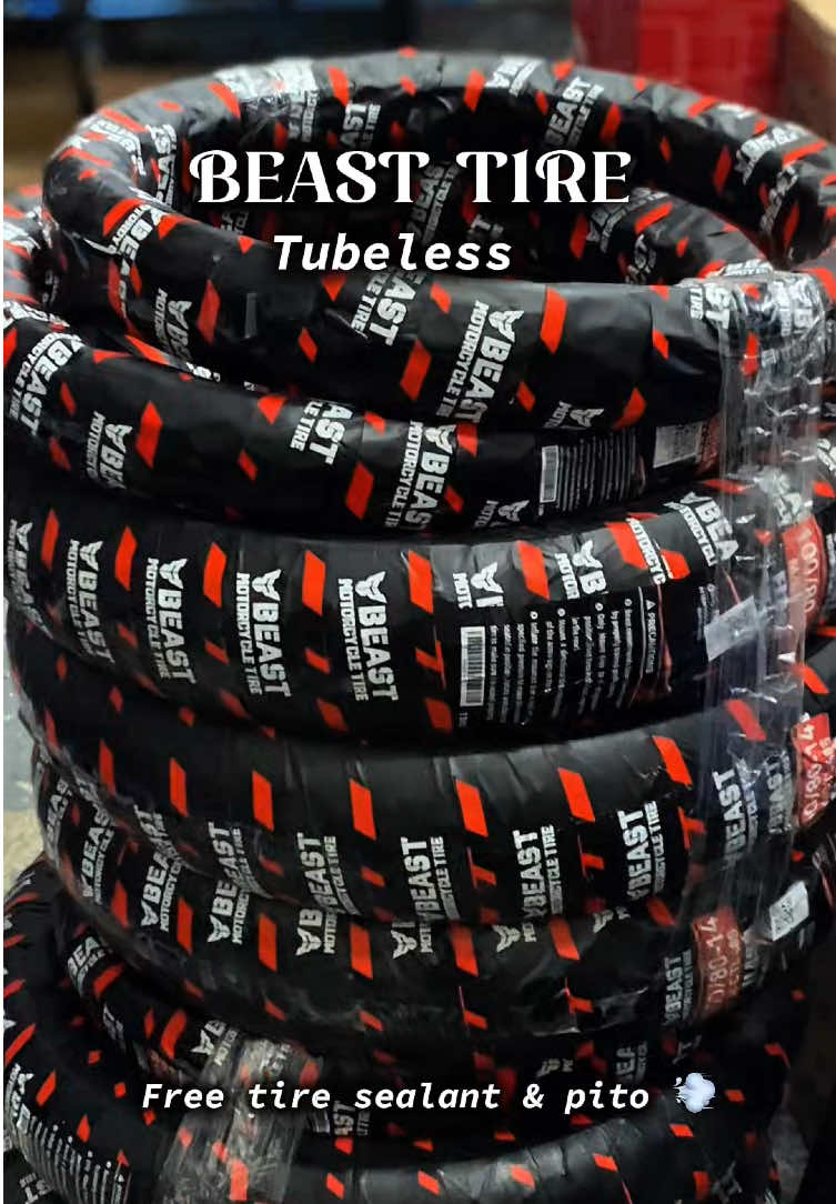 beast tire tubeless free tire sealant & pito💨😎 beast tire tubeless 14 Beast tire tubeless 17 #beasttire #tubelesstire #gulong 