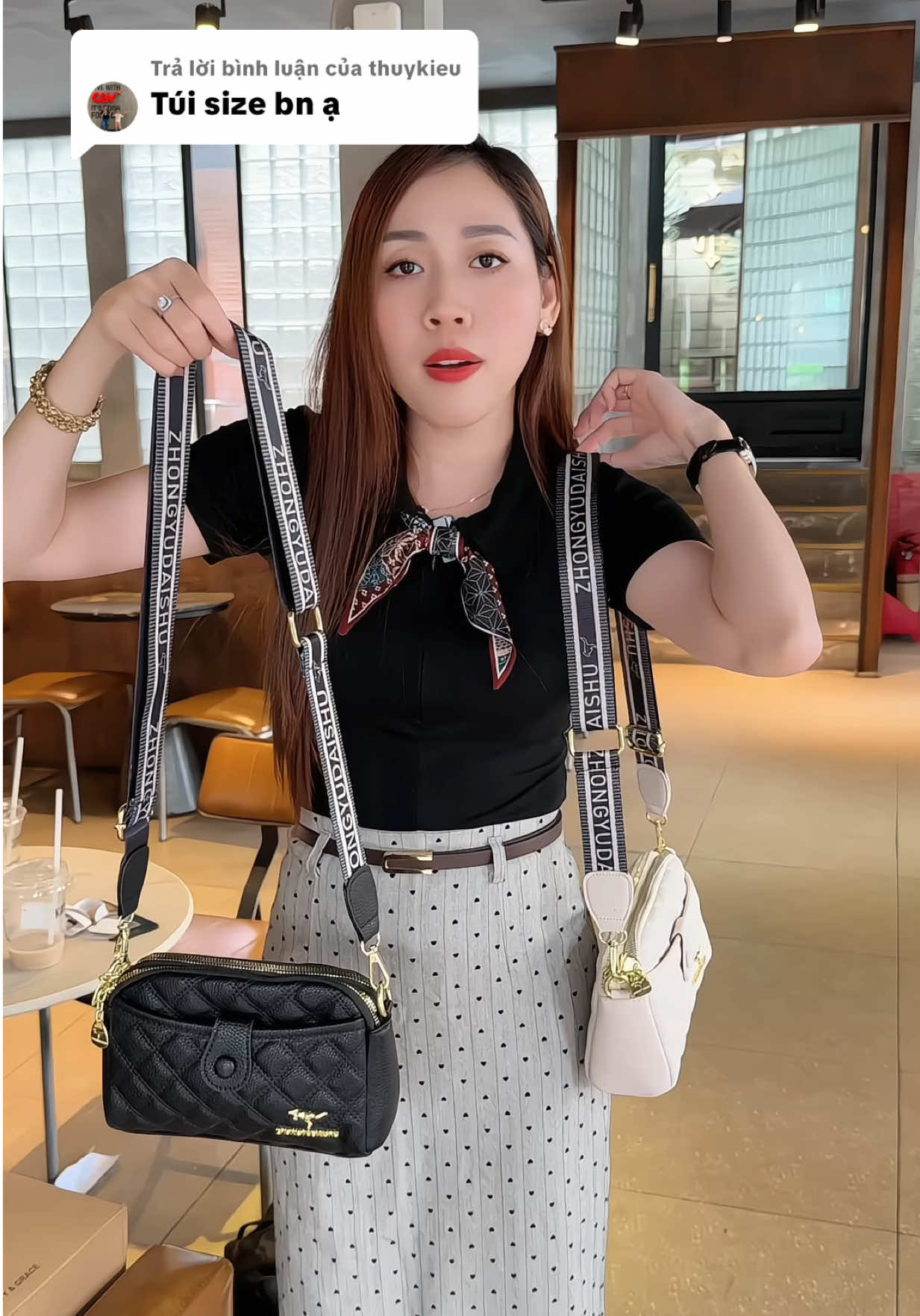 Trả lời @thuykieu Túi xách nữ đẹp, túi xách kanguru mẫu mới #memonbo #tuideocheo #tuixachquangchau #kanguru #tuidungdienthoai 