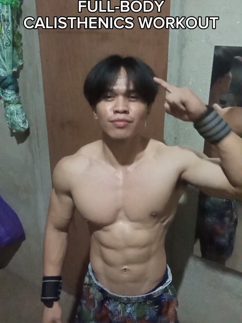 FULL BODY CALISTHENICS WORKOUT🔥 #calisthenics #fyp #homeworkout #Fitness #motivation 