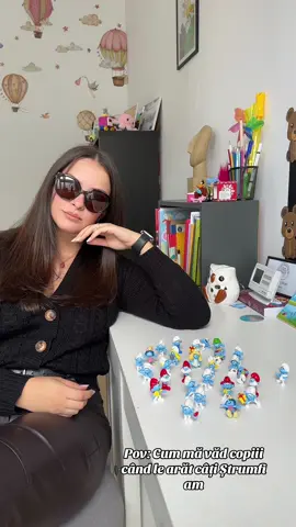 😅De când am adus Ștrumfii la cabinet, restul jucăriilor nu mai prezintă un interes așa mare pentru cei mici. 😂  Le mulțumesc prietenilor care mă ajută să strâng toți acești Ștrumfi. Nu aș putea fără voi😇😅  #kaufland #strumfii #funnytiktok #logopedie #cluj 