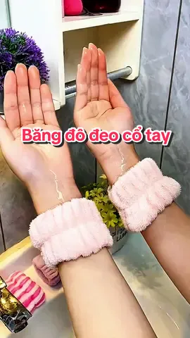Băng đô đeo cổ tay rửa mặt tránh ướt cực tiện lợi mà giá lại rẻ nha #bangdodeocotay #bangdoruamat #bangdodeotayruamat #bangdodeotay 