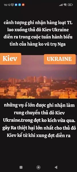 Kiev Ukraine rung chuyển bởi cuộc tuần hành của TL siêu thanh 