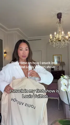 Story time on how I snuck into my first Louis Vuitton show, which was nicolas ghesquière’s debut collection. #pfw #parisfashionweek