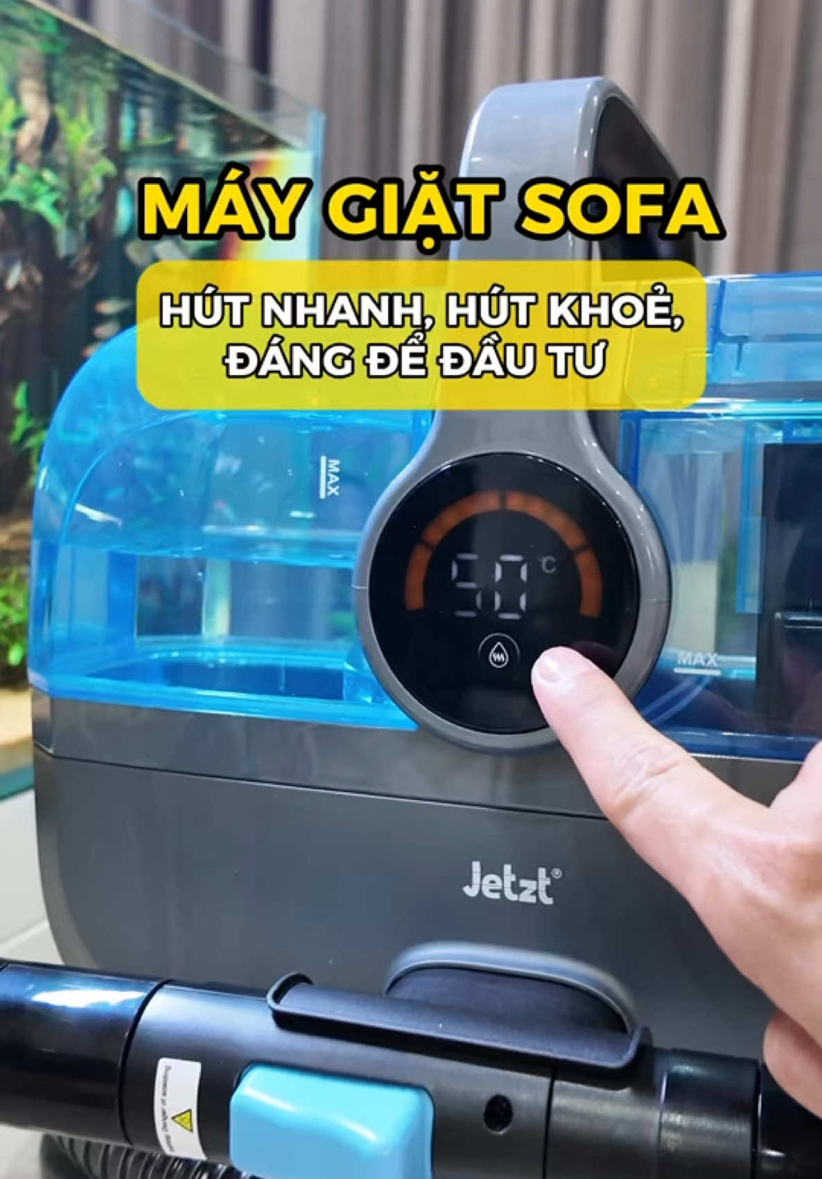 Sắm cái máy này giặt sạch mà tính ra đỡ tốn tiền giặt sofa hàng tháng #dandanreview #maygiatsofa #jetzt #giatsofatainha #nhacuadoisong 