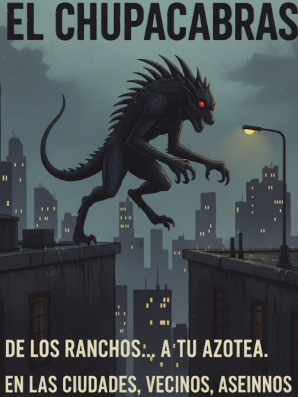 El Chupacabras en la Ciudad ​#Chupacabras #Misterio #TerrorUrbano #Monterrey #foryouu 