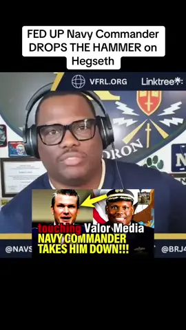 FED UP Navy Commander DROPS THE HAMMER on Hegseth #meidastouch #trump #donaldtrump #fyp #breakingnews 