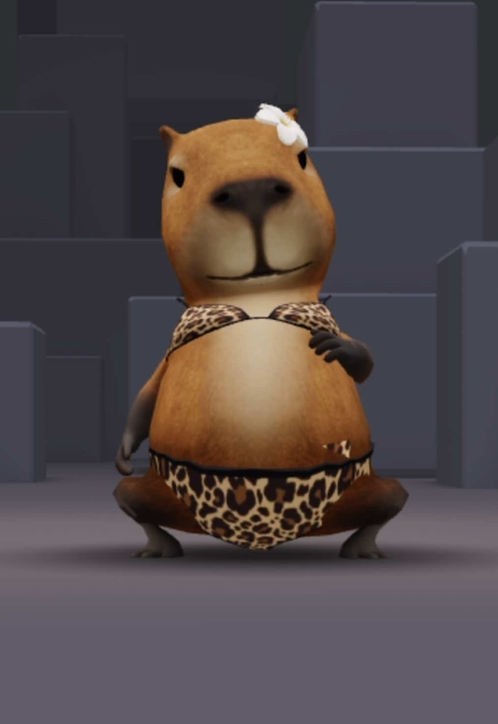 we’re late to this trend, but better late than never 🏃🏼‍♀️ . . . . #xyzbca #dancing_capybaras #fypシ #funny #michealmyers 