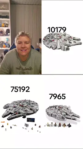 Første først - Jeg må klippe meg! 🙈😂 ok! Now in English - I have a bunch of lego, that might go with one of the falcon sets you see here. But which one shouldI gather?  🙈😅 #sw #lego #afol #norge #legotok 