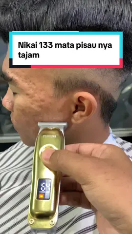 Membalas @Muhammadnur tanpa harus di ganti mata pisau nya tetap tajam ya kak ,jadi buruan di checkout ya #alatcukur #barber #pangkasrambut #trimmer #nikai 