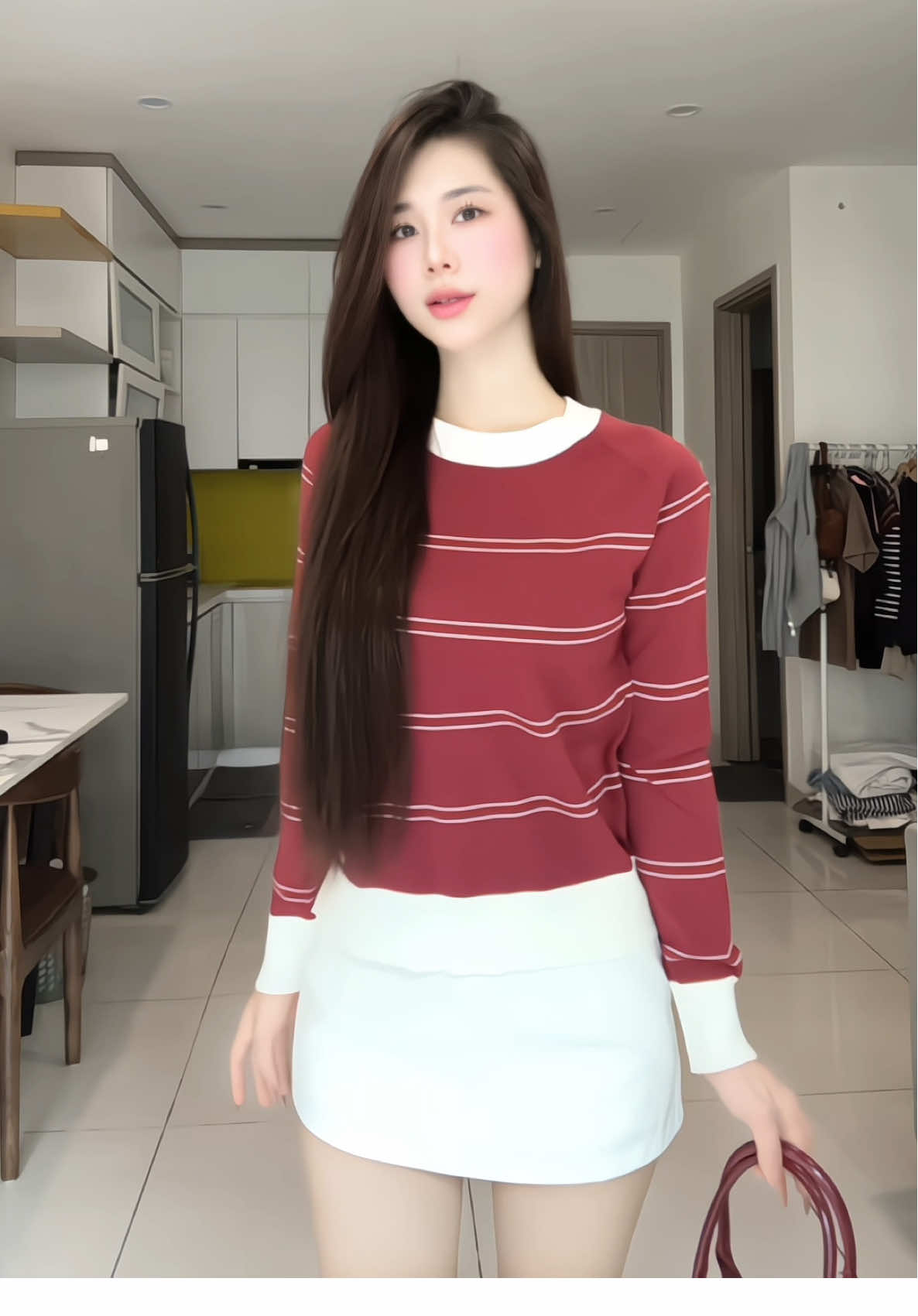 Chuẩn vai mùa thu luôn ấy #review #thoitrang #aolen 