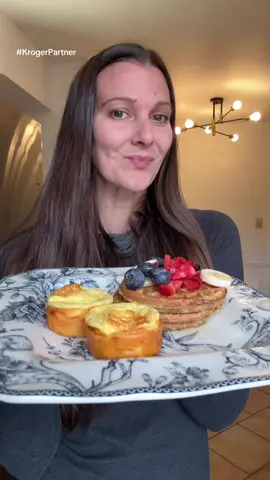 #ad I've been looking for new ways to fuel my mornings with protein-packed breakfasts that work for our fast-paced lives, so I've partnered with @Kroger to try out the new Simple Truth protein line.  The buttermilk vanilla protein waffles topped with fresh fruit, cheddar & mozzarella cheese egg bits, and a blender-free mocha protein smoothie made my breakfast quick and easy and packed with protein to fuel me for my busy morning. I love that Simple Truth is free from unwanted ingredients like artificial flavors, colors, and preservatives, and it's affordably priced! And even more products will be coming to the Simple Truth Protein lineup soon! Head to your local Kroger today to try out the Simple Truth Protein line.  And click the link in my bio to shop the Simple Truth protein selection. #KrogerPartner #Kroger #STProtein