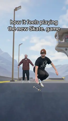 Skate feels different… 😂🔥 #comedy #videogames #skate #skate3 #skate4 
