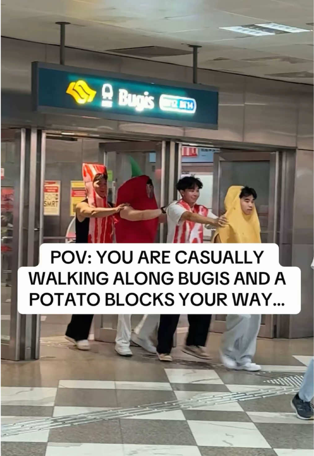 Anyone knows where are these mascots from and where are they going?? #AHotHideout #Mala #SGFood