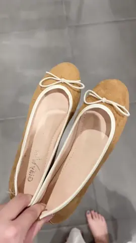 Giày bệt nữ da nỉ gắn nơ xinh #giaybupbenu #giaynu #giaybet #giaynuthoitrang #xuhuong 