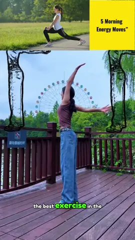 🌞 In the morning, just 5 simple moves: Up-and-Down Release Spinning Wheel Ancient Arm Swing Roc Spreading Wings Rotating Heaven & Earth Start strong, stay energized all day. 💬 One word: “morning” or “energy”? #morningroutine #energyboost #wellness #fitnesslife #qigong 