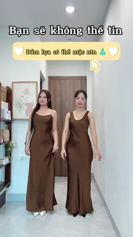 Gầy mặc gì cũng đẹp, hay do bạn biết phối đồ???  Một bên fashionista, một bên hơi... an toàn quá👗 #đầm_xinh #phoidoxinh #gầymàcháy😎 #béokhoẻbéođẹp #2shapes1style 
