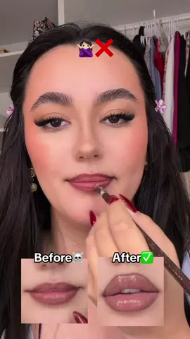 Lip plump technique #makeup #fyp #lip 