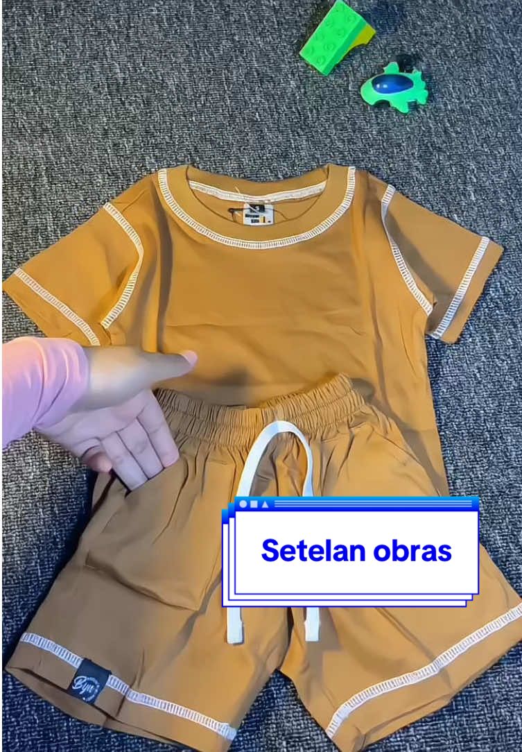 Bahannya adem banget😋🍃✨ #setelananak #outfitanakcowok #ootdanakcowok 