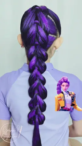 Rumi-inspired hairstyle ✨💜