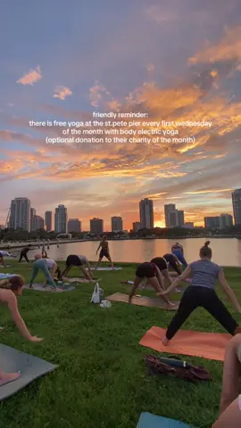 see you tomorrow at the pier 🌙 #stpetefl #yoga #yogagirl #stpete #fyp 