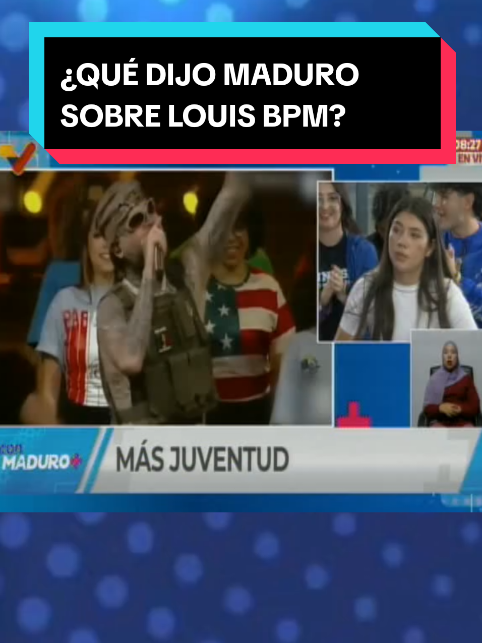 El Presidente @Nicolás Maduro se pronunció sobre la #Polemica en torno a #LouisBPM #PremiosJuventud #Venezuela #Noticias 