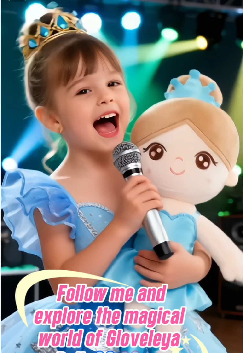 💙 Every Girl Deserves a Blue Ballerina Princess Like Her 🎶👑 Today, she takes the stage to represent the Gloveleya Doll family ✨ #gloveleya #ballet #doll #girl #giftideas 