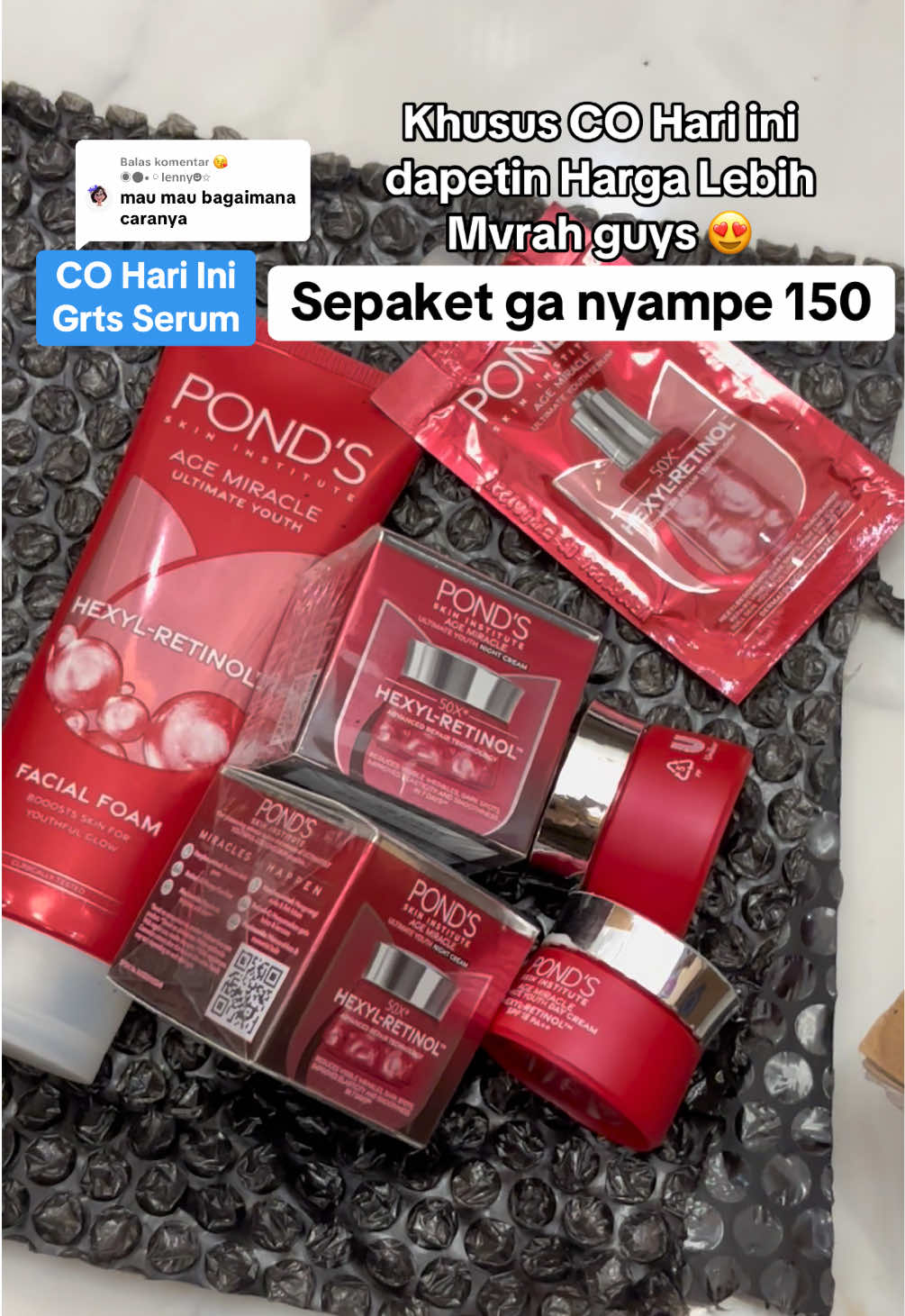 Membalas @😘◉●•◦lenny☻✩ kalo gak gercep keburu harganya naik lagi loh 😭 #pondsagemiracle #ponds #krimflekhitam #skincareroutine #fyp 