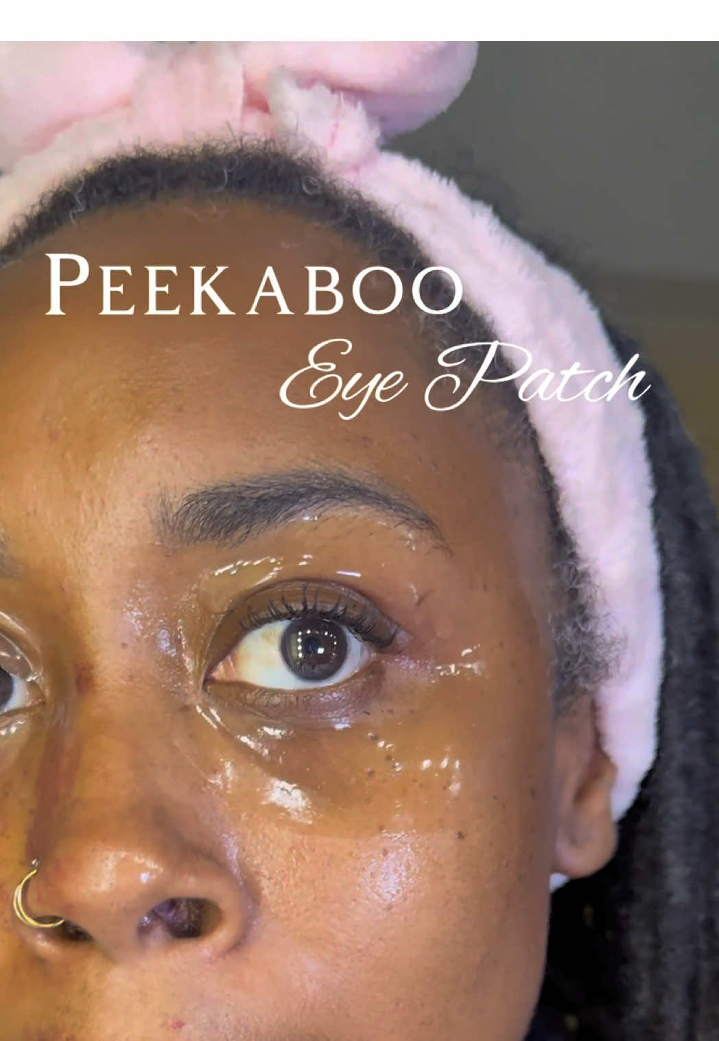 These Peekaboo Eye Patches got me looking well-rested even when I’m not 💤💖 #SelfCare #eyepatch #darkcircles #tiredeyes #tiktokshopcreatorpick 