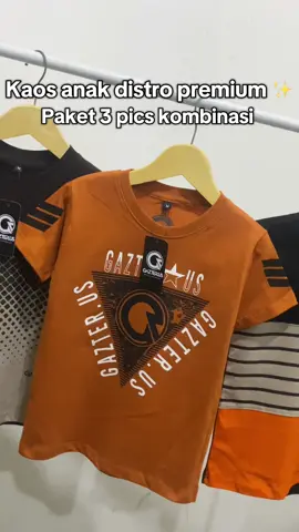 Niih kaos anak distro paket 3 pcs kombinasi warna-warna trend kesukaan anak bahan 30s nyaman dipakai anak seharian adem lembut motif cakepp pwoll✨🔥 #kaos #baju #bajuanak #anak #kaosanak #kaosdistro #fypシ゚ #brand #fyp #distro #cakep #kombinasi #foryou #fypツ #fyppppppppppppppppppppppp 