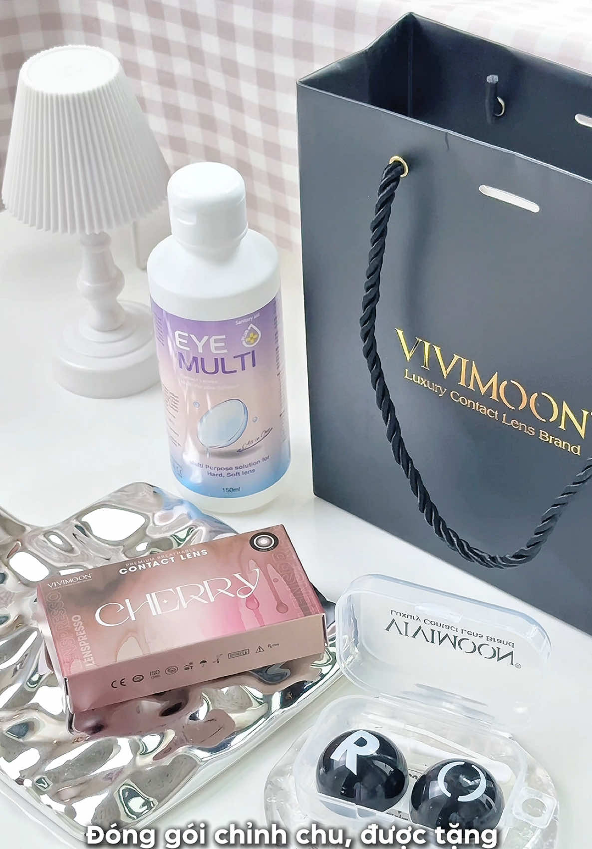 Với một đứa mà có độ cận khủng như tui thì từ khi biết đến @KÍNH ÁP TRÒNG VIVIMOON LENS là dính như sam 🙈 #review_vivimoon #vivimoon #kinhaptrong 