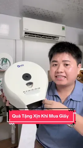 Mua giấy mà được tặng quà vừa xịn vừa đẹp nửa quá ưng #bamattron #lochocreview #giayvesinh #giayvesinhcongnghiep #giayvesinhcuonlon #roto #thegioigiay #muataitoktok #tmgr 