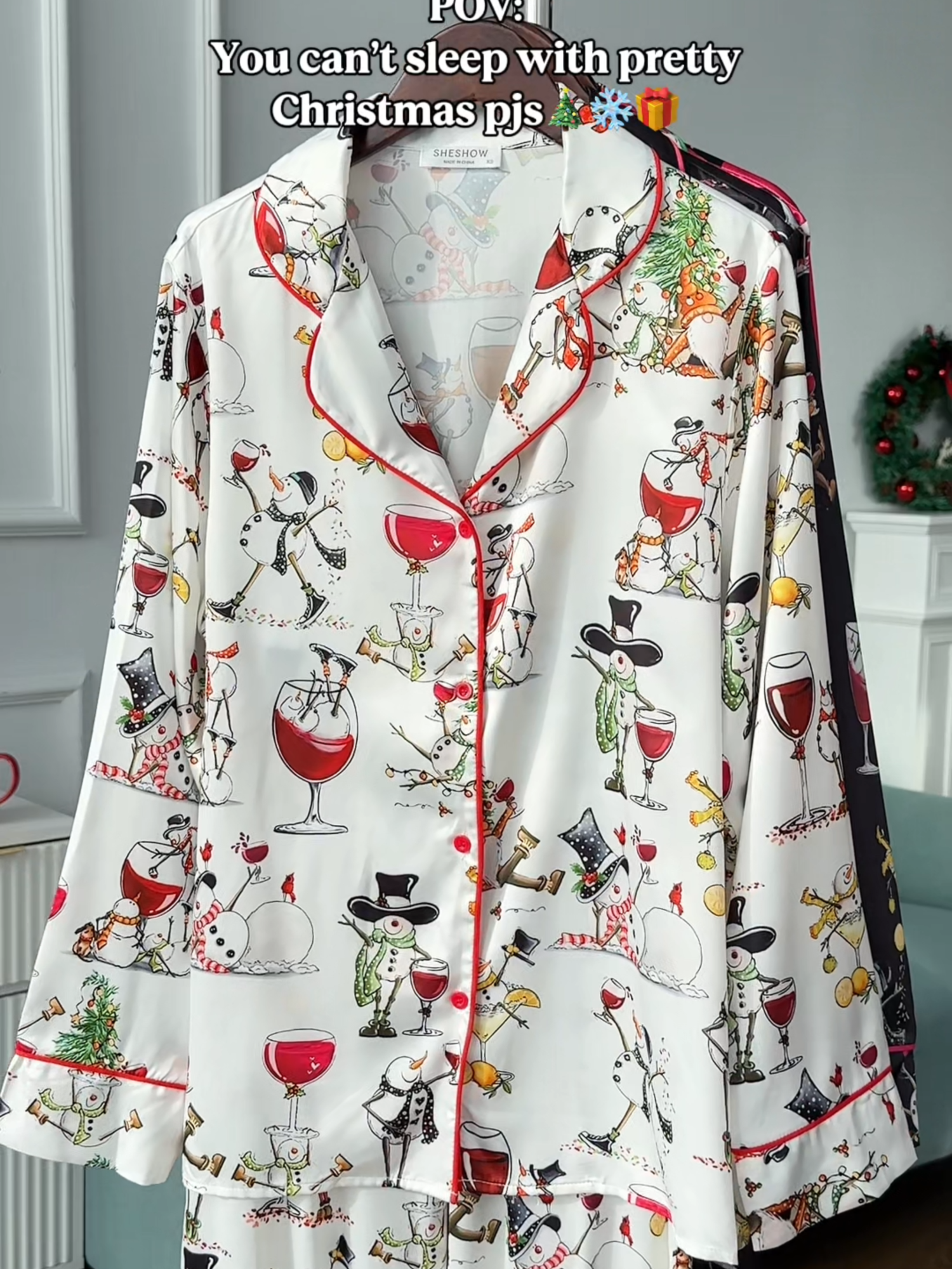 Check your snowman pajamas!#snowman #christmasgifts #christmas #christmasgiftideas #pajamas #tiktokmademebuyit