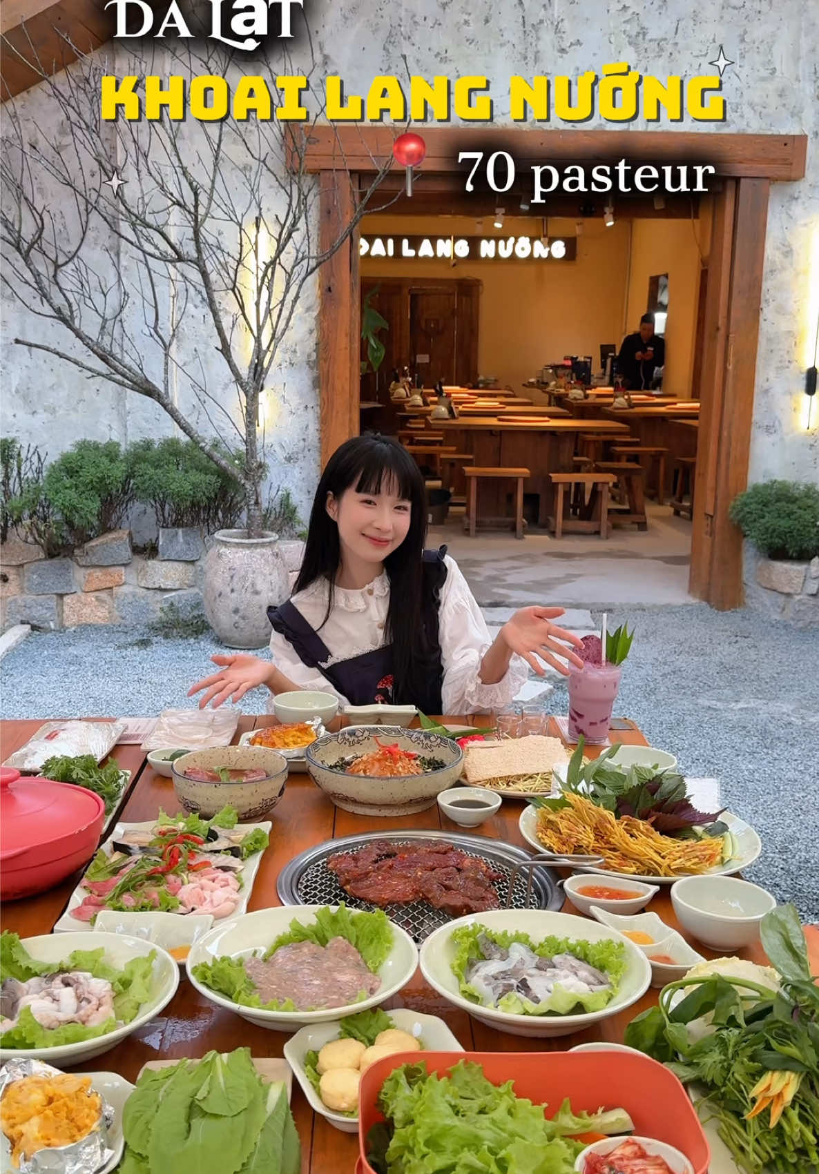 Bật mí một tiệm nướng tóp 1 trong lòng tui😗 #khoailangnuong #dalatangi #donuong #reviewdalat #xuhuong 