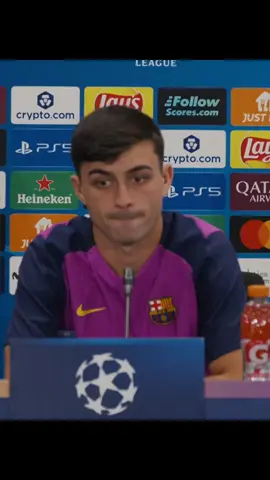 Part 1 of Pedri's press conference before Paris game tomorrow. #Pedrigonzalez #Pedri #fpy #fppppppppppppppppppp #paratiiiiiiiiiiiiiiiiiiiiiiiiiiiiiii #barcelona #spain #football #fcbarcelona 