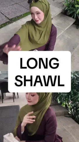 Save video ni supaya korang boleh tiru balik step cara pakai shawl bila nak pakai nanti. Dan kalau korang nak cari Shawl yang senang bentuk dan material yang premium, boleh dapatkan di beg kuning ye #hijab #fyp #fashion #muslimah 