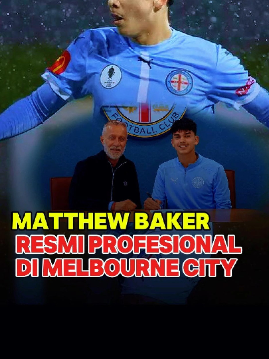 Langkah besar Matthew Baker! Dari Garuda Muda kini resmi jadi pemain profesional Melbourne City FC  #MatthewBaker #TimnasU17 #MelbourneCity #GarudaMuda #Football