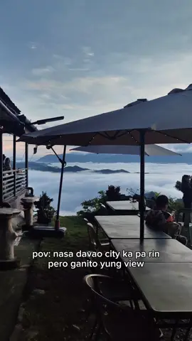 sea of clouds in davao city ☁ tip: byahe kaayo paalis ng davao ng 4am to catch yhe sunrise #davaocity #fyp #seaofclouds 