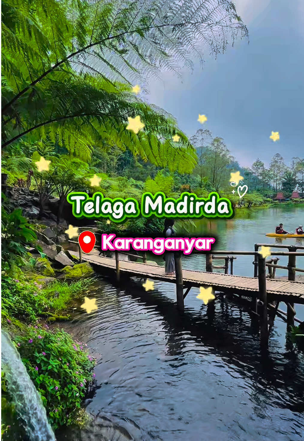 Telaga cantik di kaki gunung lawu 🌿☘️🍀  #telagamadirda #explorekaranganyar #wisatagununglawu #karanganyarhits #wisatakaranganyar 
