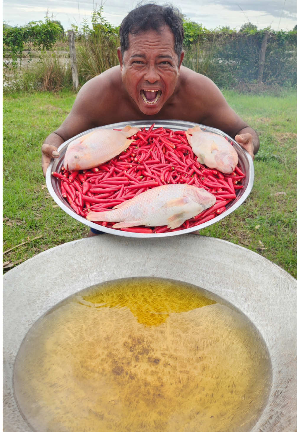 How to crispy red fish with chili recipe #tiktokfood #crispy #chili #fish 