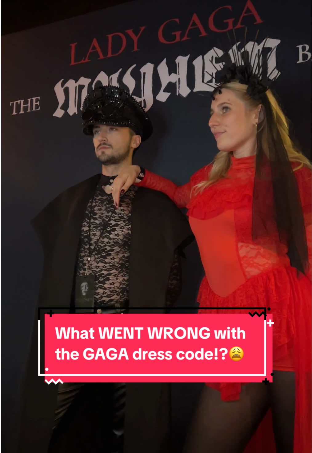 London night 1 of the Mayhem Ball did nahttt pull thru with the unspoken dress code 😩😂❤️‍🔥 #mayhemball #ladygaga #o2 #littlemonsters #ladygagaoutfits 