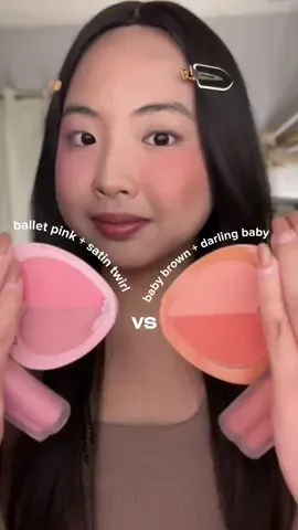 Team Baby Brown + Darling Baby or Team Ballet Pink + Satin Twirl?  Blushes from @Chu Chu Beauty  #beautyph #makeupph #blushcombo #chuchubeauty 